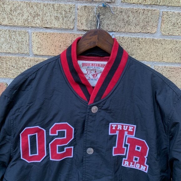 True Religion Tiger Varsity Jacket XXL - Picture 6 of 7